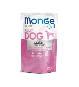 MONGE GRILL CANE ADULT MAIALE 100GR