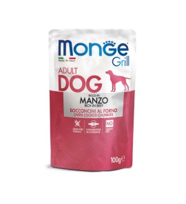 MONGE GRILL DOG ADULT BEEF 100GR
