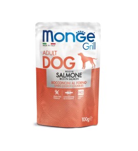 MONGE GRILL CANE ADULT SALMONE 100GR