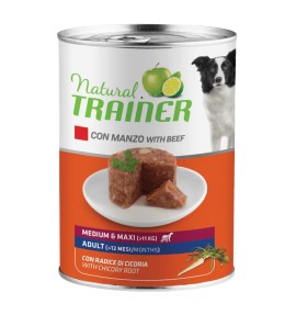 NATURAL TRAINER ADULT MEDIUM MAXI MANZO 400GR