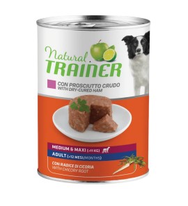 NATURAL TRAINER ADULT MEDIUM MAXI RAW HAM 400GR
