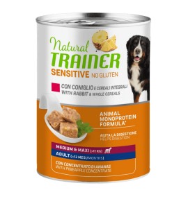 TRAINER SENSITIVE ADULT MEDIUM MAXI CONIGLIO 400GR