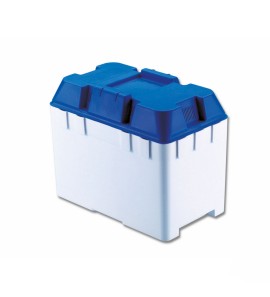 TREM CASSETTA PORTA BATTERIA COMBI BIANCA E BLU