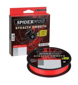 SPIDERWIRE STEALTH SMOOTH 8X RED 150MT