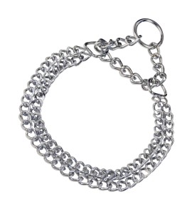LEOPET DOUBLE CHAIN COLLAR